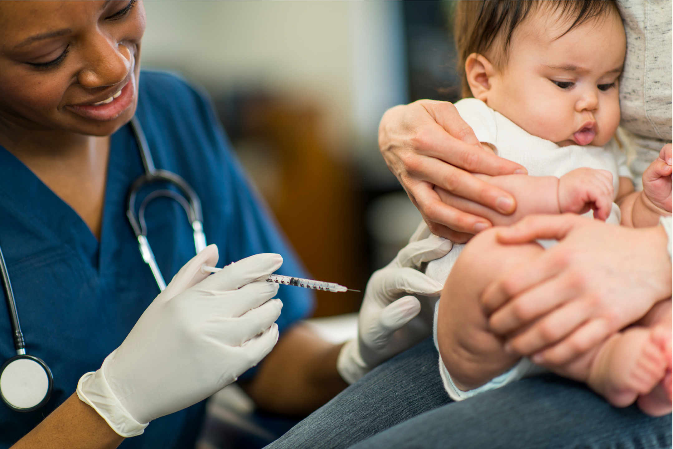 Infant fussy after store vaccinations