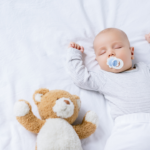 The Deep Sleep State is when your baby is completely relaxed, sleeping soundly without much movement.